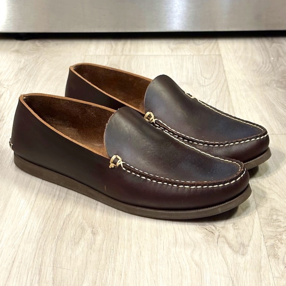 Oak Street Boot Makers Slip Moc Brown Chromexcel M11.5
